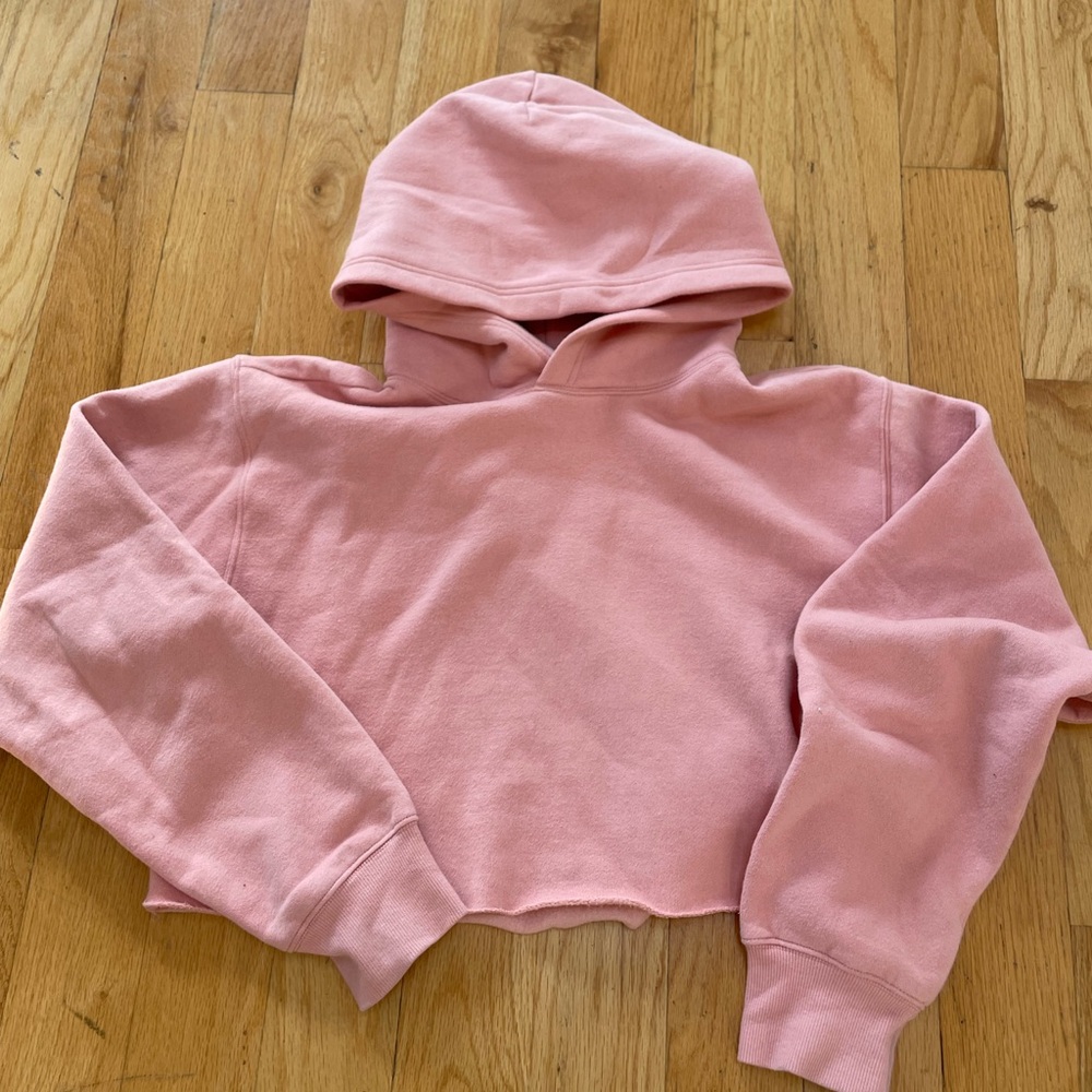 TNA cropped pink hoodie | Medium